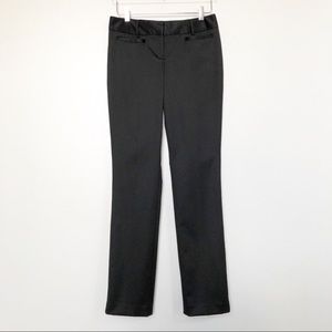 Express • Black Editor Sateen Tuxedo Stripe Pant